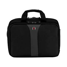 Laptop Tasche Wenger Legacy 16, Laptops bis 16', Laptopfach, Trolleybefestigung, B 400 x H 310 x L 180 mm, 15 l, Polyester/Nylon, schwarz/grau