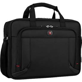 Laptop Tasche Wenger Prospectus, Laptop bis 16', Laptop- & Tabletfach, Trolleybefestigung, B 420 x H 330 x L 150 mm, 15 l, Polyester, schwarz