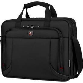 Laptop Tasche Wenger Prospectus, Laptop bis 16', Laptop- & Tabletfach, Trolleybefestigung, B 420 x H 330 x L 150 mm, 15 l, Polyester, schwarz