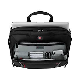 Laptop Tasche Wenger Sensor, 9 l, Laptops bis 15' & Tablets bis 10', Laptop- & Tabletfach, Organizer, L 150 x B 400 x H 330 mm, Polyester, schwarz