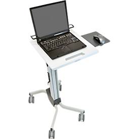 Laptop-Wagen Ergotron Neo-Flex 24-205-214, Sitz- oder Steharbeitsplatz, höhenverstellbar, für Laptops 17″, bis 6,8 kg, grau