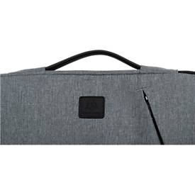 Laptophülle Exacompta Business, für Laptops 13-14'', gepolstert, Griff & Reißverschlussfach, B 370 x T 25 x H 280 mm, Post-Consumer-Polyester, grau