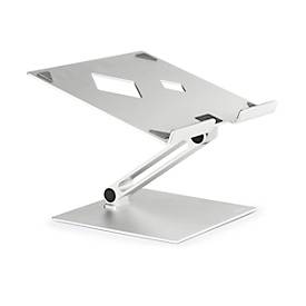 Laptopständer Durable Stand Rise, für Laptops bis 17', Gummiauflagen, manuell verstellbar, mit Griffmulde, Aluminium