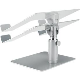 Laptopständer Kensington K50424WW, bis 16”, höhenverstell- und neigbar, mit Stauraum, B 280 x T 229 x H 210 mm, Aluminium und Stahl, silber