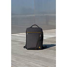 Laptoptasche Exacompta Dual Exacitve, für Laptops bis 15,6', Dokumente bis DIN A4, B 320 x T 110 x H 490 mm, Polyester, schwarz