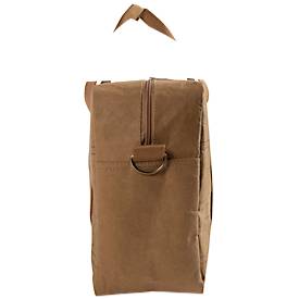 Laptoptasche Exacompta Eterneco V2, Lederoptik, für Laptops bis 15', Dokumente bis DIN A4, B 400 x T 130 x H 290 mm, Papier, braun