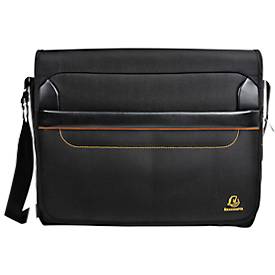 Laptoptasche Exacompta Exactive, für Laptops bis 14', Dokumente bis DIN A4, B 380 x T 100 x H 305 mm, Polyester, schwarz