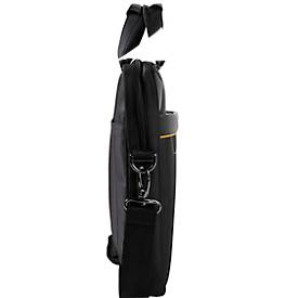 Laptoptasche Exacompta Exactive®, geeignet für 1 Laptop bis 15,6'', Reissverschlussfach, Rückenschlaufe, 305 x 420 x 50 mm, Polyesterstoff, schwarz