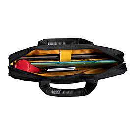Laptoptasche Exacompta Exactive®, geeignet für 1 Laptop bis 15,6'', Reissverschlussfach, Rückenschlaufe, 305 x 420 x 50 mm, Polyesterstoff, schwarz