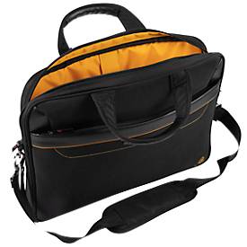 Laptoptasche Exacompta Exactive®, geeignet für 1 Laptop bis 15,6'', Reissverschlussfach, Rückenschlaufe, 305 x 420 x 50 mm, Polyesterstoff, schwarz