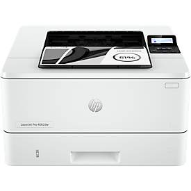 Laserdrucker HP LaserJet Pro 4002dw, S/W, USB/Wi-Fi (Dual Band)/Bluetooth, Duplex, bis DIN A4, B 381 x T 357 x H 216 mm
