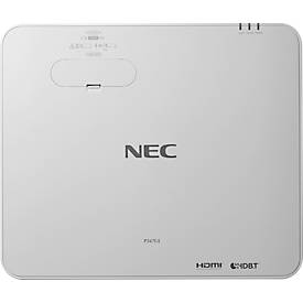 Laserprojektor NEC P547UL, 1920 x 1200 (WUXGA), 5400 ANSI Lumen, 1, 6-facher Zoom, 2x HDMI, USB/LAN/WLAN, weiß