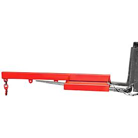 Lastarm für Gabelstapler, 1600-2,5, rot RAL 3000