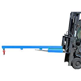 Lastarm für Gabelstapler, 2400-1,0, blau RAL 5012