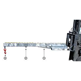 Lastarm für Gabelstapler, 2400-5,0, verzinkt