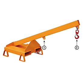 Lastarm für Gabelstapler, LA 25-1,0, orange RAL 2000