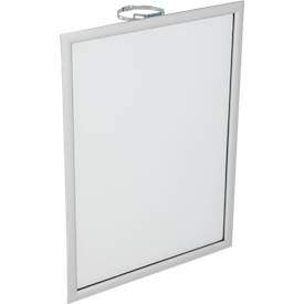 Laternen-Klapprahmen, Hochformat, wasserfest, 25 mm Profil, DIN A1, silber