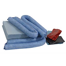 Leckage Notfallset, für bis zu 50 l Öle, Benzin & Diesel, in praktischer Transportbox