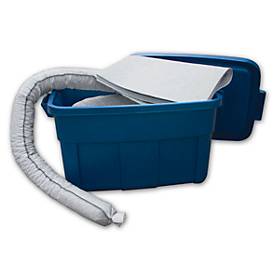 Leckage Notfallset universell grau, 50 l Aufnahme, 51 Teile, in Transportbox