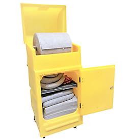 Leckagen-Notfallset im Wartungsrollwagen, universal, z.B. für Kühlmittel, für 200 L