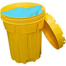 Leckagen-Notfallset (öl, blau) im Sicherheitsfass, für Öle div. Art