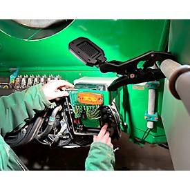 LED-Arbeitsleuchte Ansmann Croco, 1700 lm, dreh- und schwenkbares Leuchtgelenk, 5200 mAh, wiederaufladbar, IP65, Kunststoff, schwarz