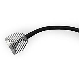 LED-Arbeitsleuchte Bauer & Böcker Flexi, 4,5 W, 450 lm, 5500 K, dimmbar, neigbar, Magnetfuß, IP65, L 610 mm, Aluminium, grau-schwarz