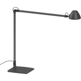 LED-Arbeitsplatzleuchte LUCIO, 4000 K, dreh-, neig- und höhenverstellbar, 4 W, umbragrau RAL 7022