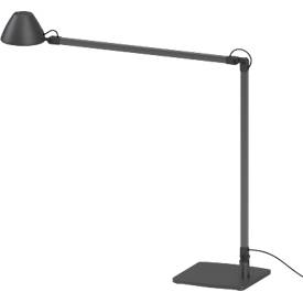 LED-Arbeitsplatzleuchte LUCIO, 4000 K, dreh-, neig- und höhenverstellbar, 4 W, umbragrau RAL 7022
