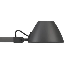 LED-Arbeitsplatzleuchte LUCIO, 4000 K, dreh-, neig- und höhenverstellbar, 4 W, umbragrau RAL 7022