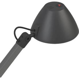 LED-Arbeitsplatzleuchte LUCIO, 4000 K, dreh-, neig- und höhenverstellbar, 4 W, umbragrau RAL 7022