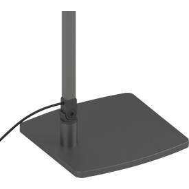 LED-Arbeitsplatzleuchte LUCIO, 4000 K, dreh-, neig- und höhenverstellbar, 4 W, umbragrau RAL 7022