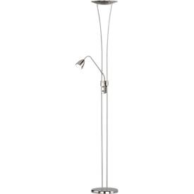 LED-Deckenfluter, nickel-matt