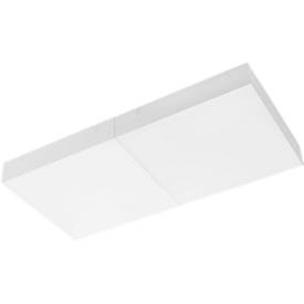 LED-Deckenleuchte FRAMELESS, weiß, Lichtfarbe einstellb., Fernsteuerung, 25-45W, Rechteck, B 1000 x T 250