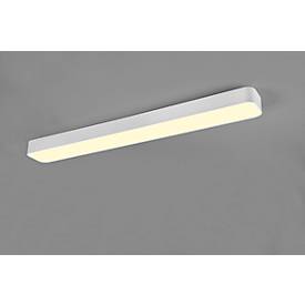 LED-Deckenleuchte RL Asterion, dimmbar, 3800 Lumen, 230 V, 2700-6500 Kelvin, bis zu 25.000 h, B 1180 x T 140 x H 70 mm, Metall, matt weiß