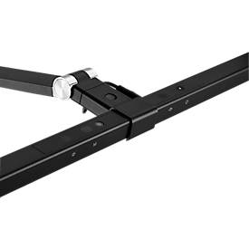 LED Klemmleuchte Alco, Leistung 11,5 W, 700-750 lm, 3000-6000 K, stufenlos dimmbar, neigbar, Lichtsensor, Aluminium & Kunststoff, schwarz