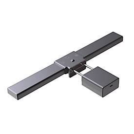 LED Klemmleuchte UNILUX Travelight, für Notebooks & Desktop Bildschirme, Leistung 4,5 W, 350 lm, 2900-5300 K, dimmbar, USB-Anschluss, Klemmweite 5-30 mm, schwarz