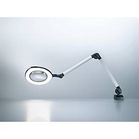 LED-Lupenleuchte Waldmann TEVISIO, 3,5 Dioptrien-Linse, mehrstufig schaltbar, stufenlos dimmbar, 13 W, 4000 K