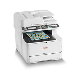 LED-Multifunktionsgerät OKI MC363dn, 4 in 1, Farbe/SW, netzwerkfähig, Duplex/Mobildruck, bis A4