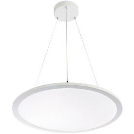 LED-Pendelleuchte FRISCH-Licht, Lichtfarbe neutralweiß, PMMA/Aluminium, Ø600 x H 14 mm, 58 W, 6400 Lumen