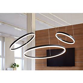 LED-Pendelleuchte TITUS, höhenverstellbar, stufenlos dimmbar, LED austauschbar, Ø 400 mm