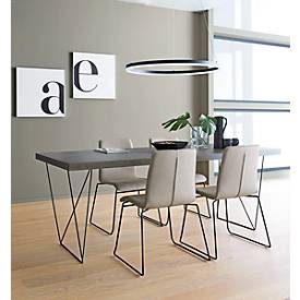 LED-Pendelleuchte TITUS, höhenverstellbar, stufenlos dimmbar, LED austauschbar, Ø 600 mm