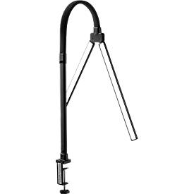 LED-Schreibtischleuchte 905-11, Schwarz, 20 W, 2.200 lm, stufenlos dimmbar, 5 Farbtemperaturen (3.000-6.500 K), CRI 80, mit Klemme, flexibler Leuchtarm, 30.000 h Lebensdauer