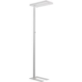 LED-Stehleuchte ALCO, weiß, Lichtfarbe Neutralweiß, 80W, dimmbar, mit Tageslicht- & Bewegungssensor