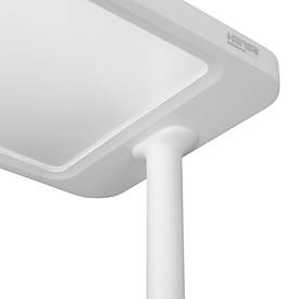 LED Stehleuchte Hansa-by-styro Capella, 80 W, 10400 lm, 4000 K, direktes/indirektes Licht, bildschirmarbeitsplatzfähig, dimmbar, weiß