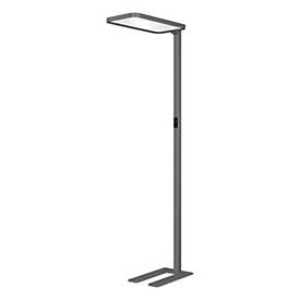 LED Stehleuchte Hansa-by-styro Saphir Plus, 80 W, 11000 lm, 4000 K, direktes/indirektes Licht, dimmbar, Tageslicht- und Bewegungssensor, H 1950 mm, anthrazit