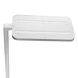 LED Stehleuchte Hansa-by-styro Saphir Plus, 80 W, 11000 lm, 4000 K, direktes/indirektes Licht, dimmbar, Tageslicht- und Bewegungssensor, H 1950 mm, weiß