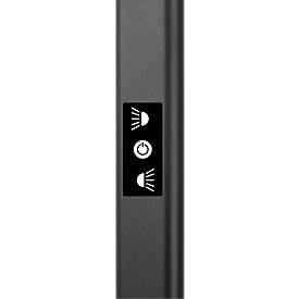LED Stehleuchte Hansa Larimar, verstell- & drehbar, Energieeffizienzklasse E, 81 Lumen, 4000 K, H 1997 mm, schwarz