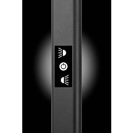 LED Stehleuchte Hansa Larimar, verstell- & drehbar, Energieeffizienzklasse E, 81 Lumen, 4000 K, H 1997 mm, schwarz