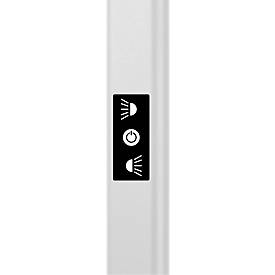 LED Stehleuchte Hansa Larimar, verstell- & drehbar, Energieeffizienzklasse E, 81 Lumen, 4000 K, H 1997 mm, weiß